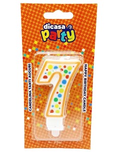 Dicasa Candelina Buon Compleanno - Numero 7